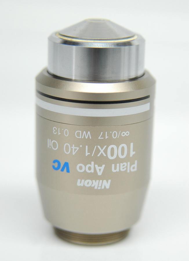 Used Nikon Plan APO VC 100x/1.40 Oil ∞/0.17 DIC N2 M25 Microscope Objective