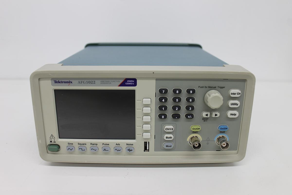 Used Tektronix AFG1022 Arbitrary Function Generator Dual Channel 25 MHz