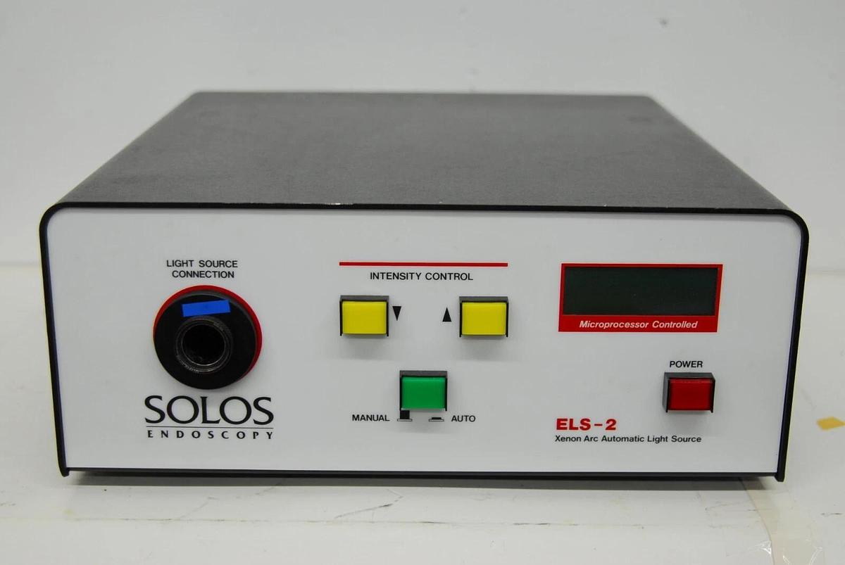 Used Solos Endoscopy ELS-2 Xenon Arc Automatic Light Source - READ DESCRIPTION