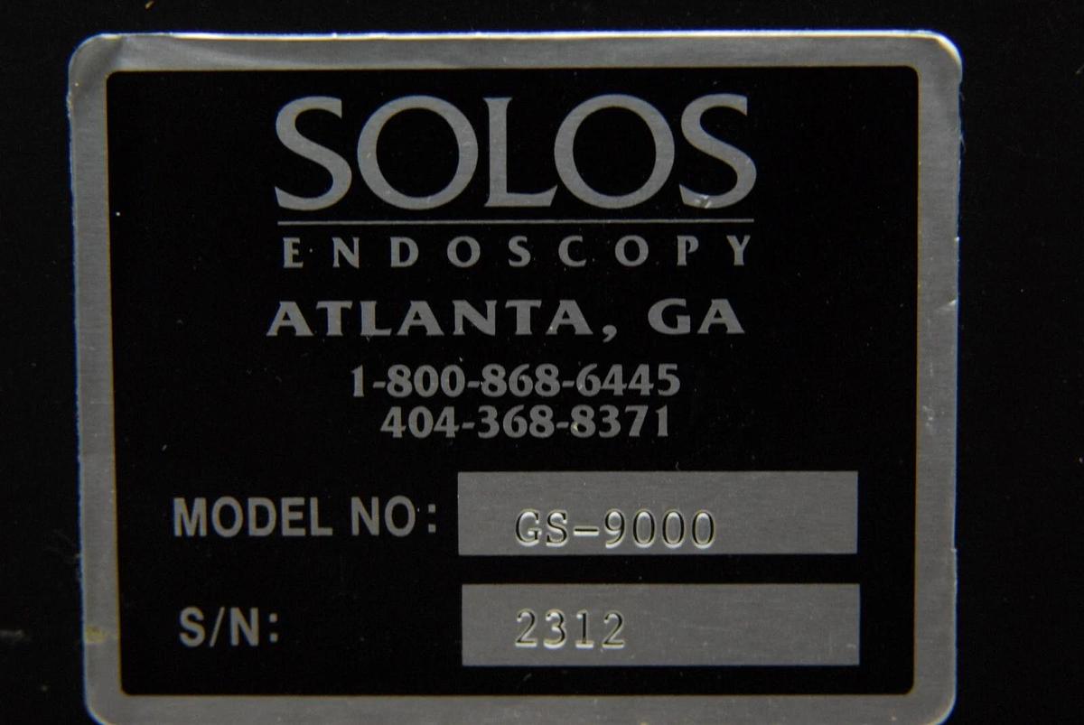 Used Solos Endoscopy GS-9000 RAP-II System