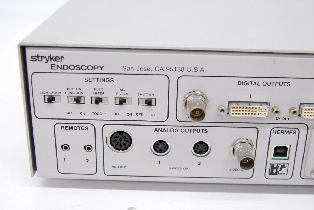Used Stryker Endoscopy 988 3CHIP Camera System W/ 988-210-122 Camera, Coupler