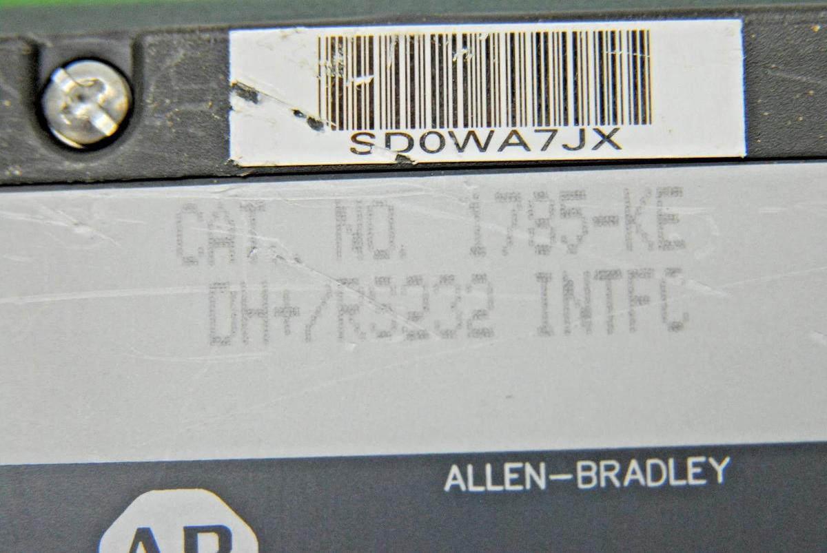 Used Allen-Bradley 1785-KE DH+/RS232 INTFC Interface Module