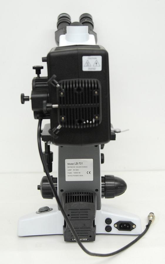 Used Labomed LB-701 Trinocular Upright Fluorescence Microscope W/ Infinite Plan Objectives, Filter Cubes