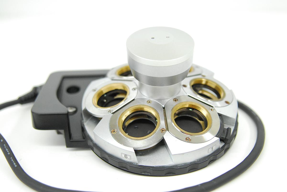 Used Nikon T-ND6-E Microscope Motorized DIC Sextuple Nosepiece (TE2000) - Read Description