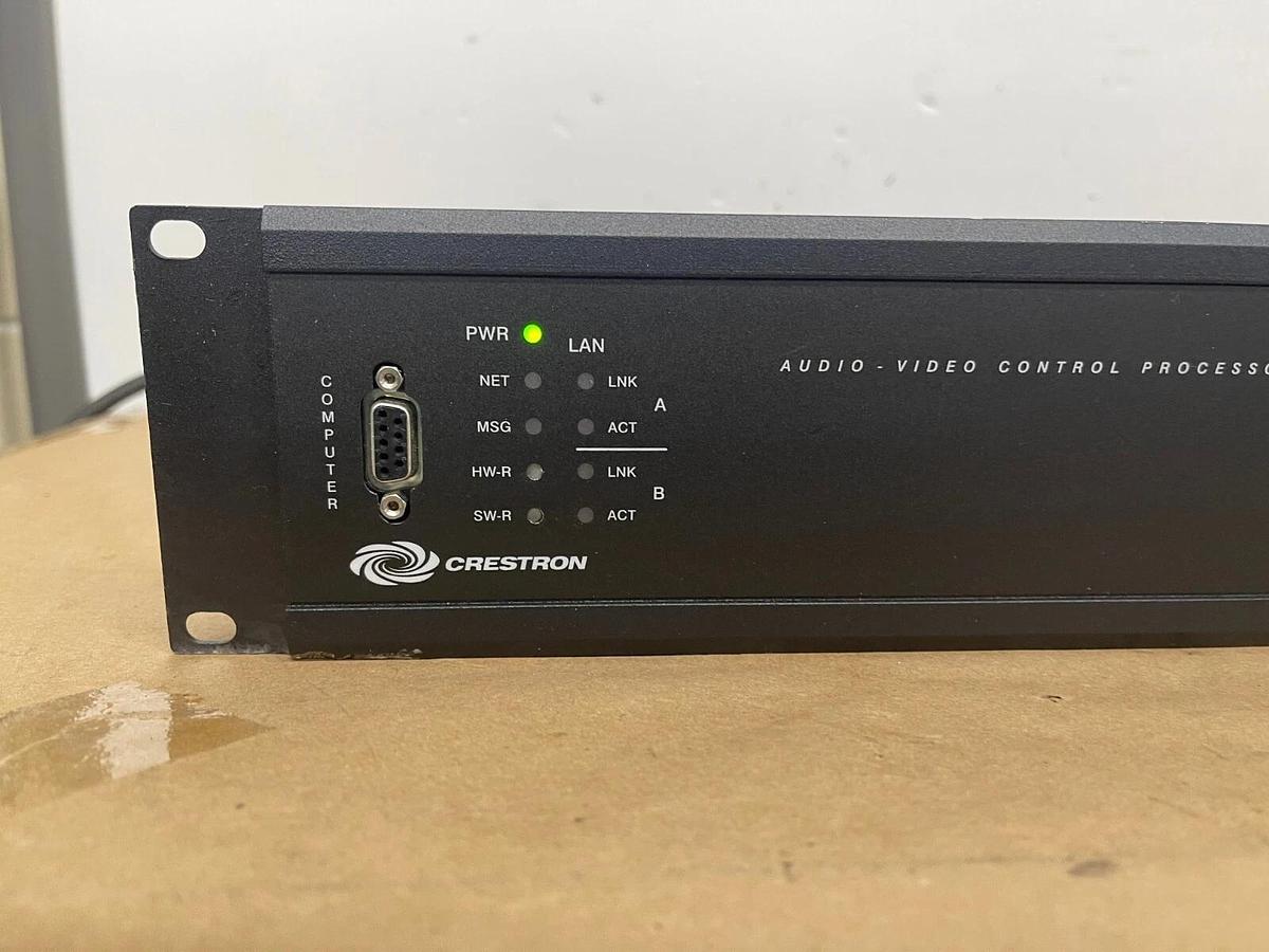 Used Crestron AV2 Audio Video Control Processor W/ C2ENET-1 Card