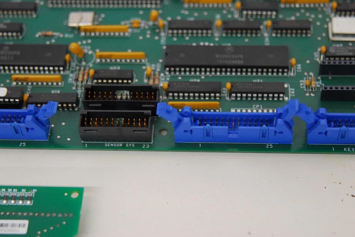 Used Beckman 00500956 Motherboard W/ Attached Board 606725 (Beckman LS6500)