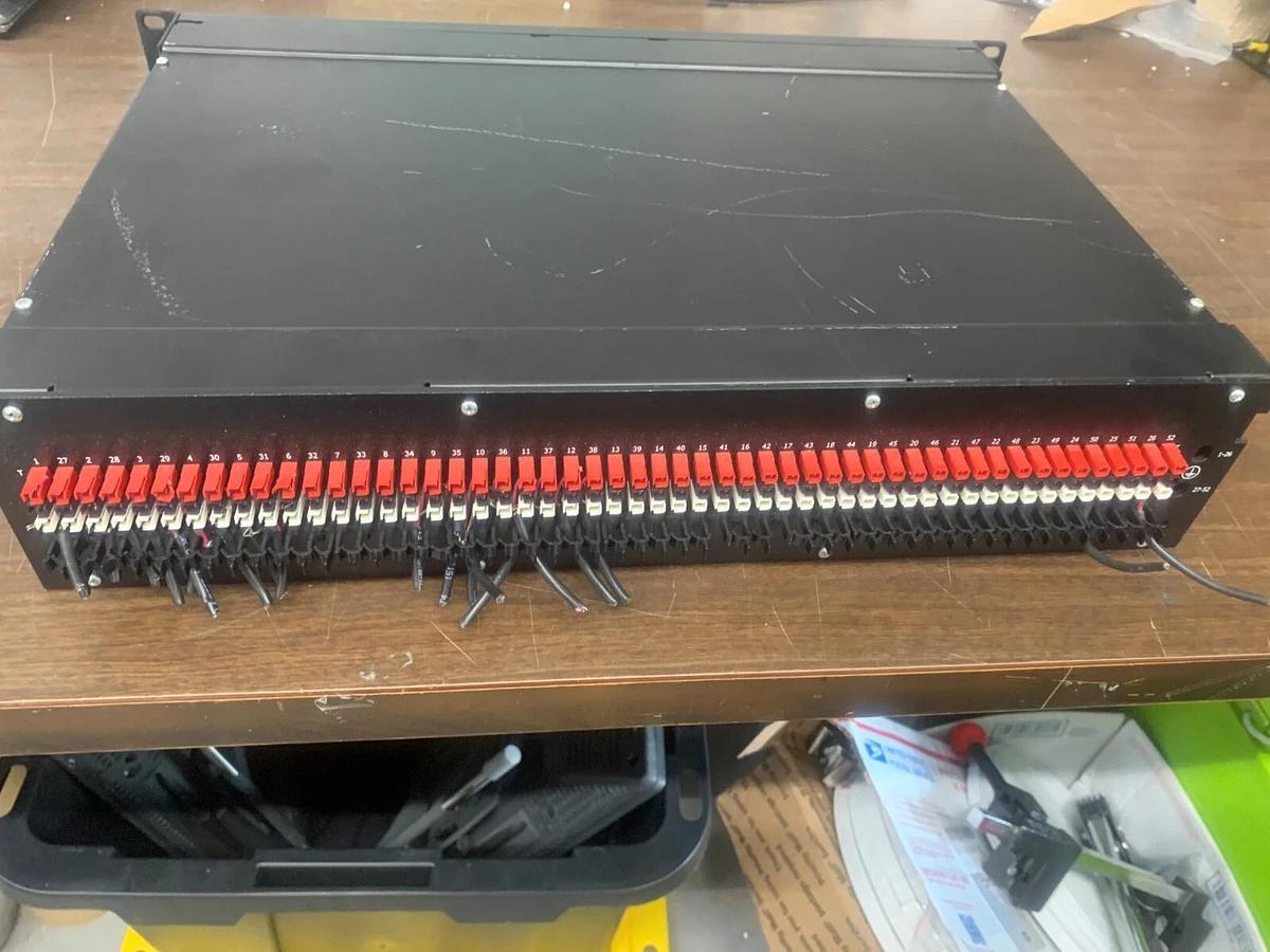 Used ADC PPA3-14MKII26NS 26x2 Audio Patch Bay & Panel