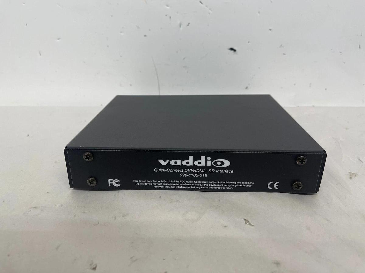 Used VADDIO 998-1105-018 Quick Connect DVI/HDMI-SR Interface (NO AC Adapter)