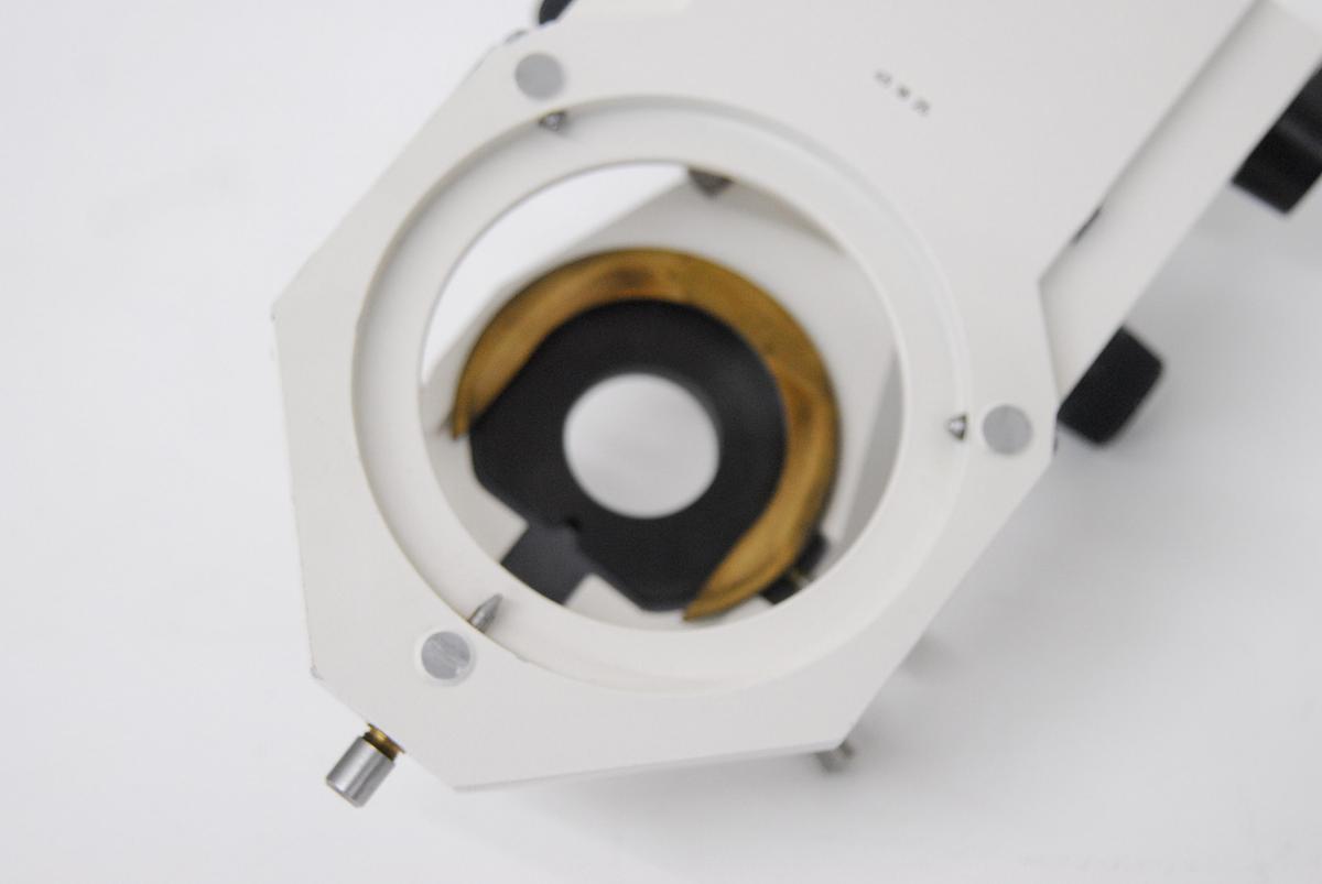 Used Zeiss Microscope 451825 Stage and 451830 Condenser Carrier - Axioplan Axiophot