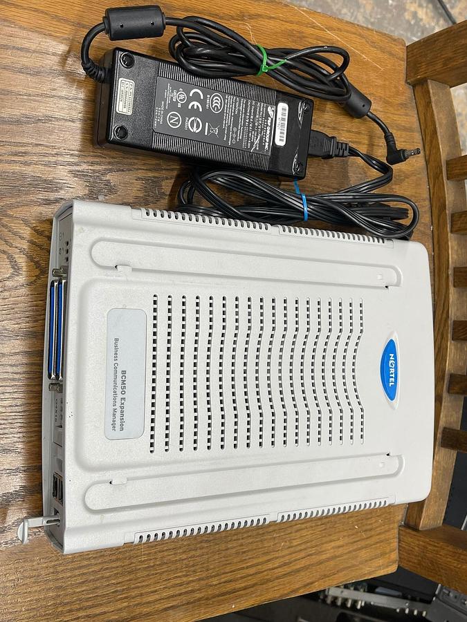 Used Nortel BCM50 Expansion NT9T6402E5 G4X16 W/ A/C Adapter
