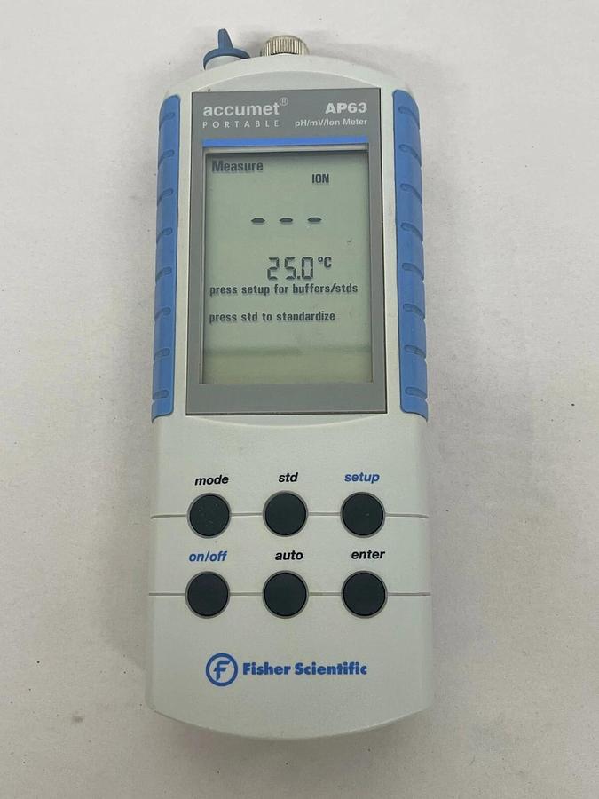 Used Fisher Scientific Accumet AP62 pH, Millivolt, Ion Meter