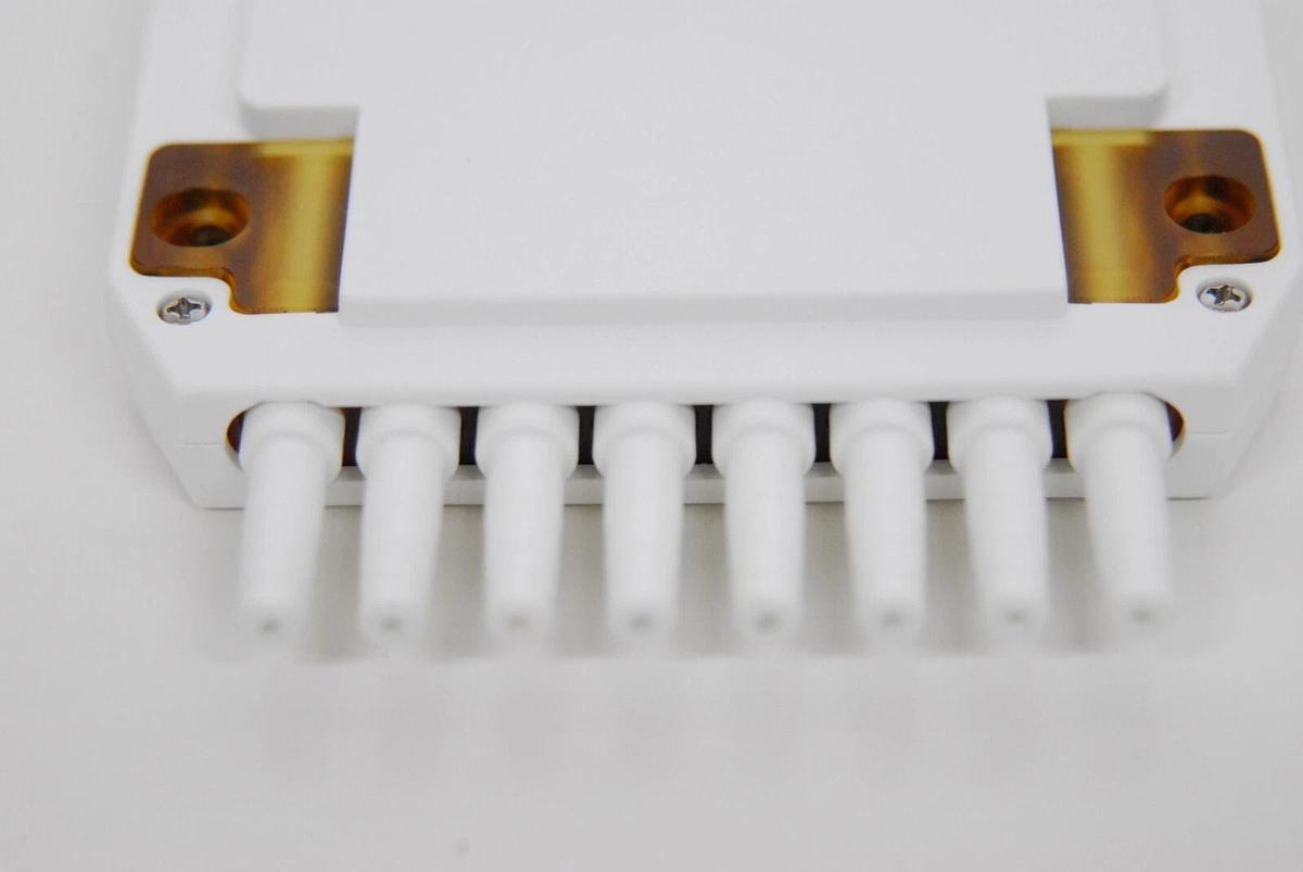 Used Gilson Pipetmax MAX8x200 20-200uL Pipette Head (Pipetmax 268)