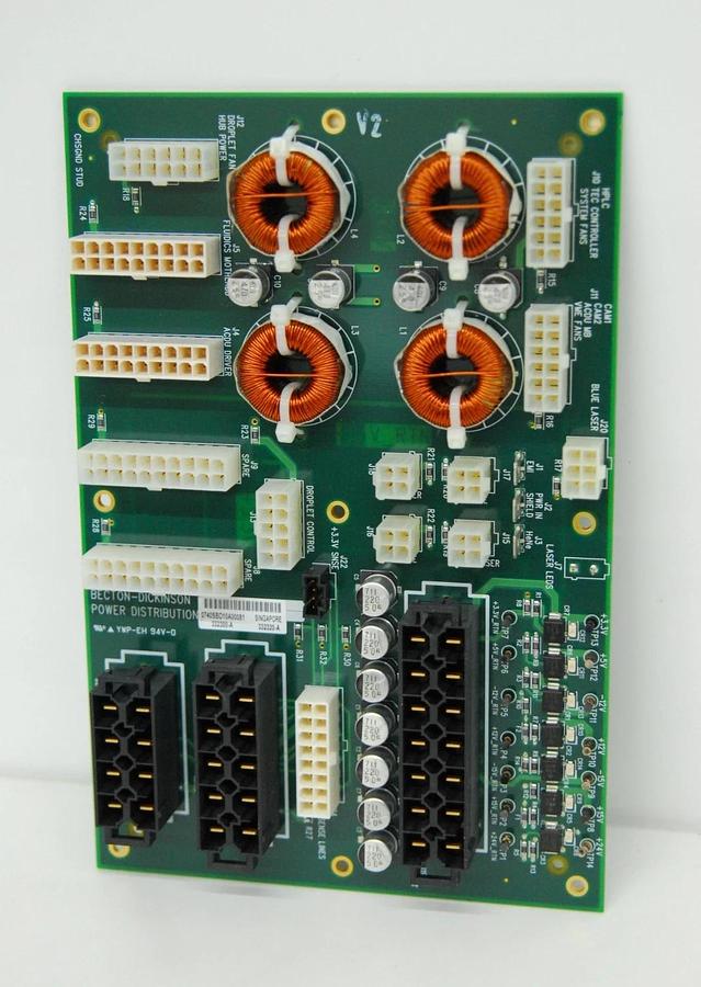 Used Becton-Dickinson 332300-A 332320-A Power Distribution Board - BD FACSAria