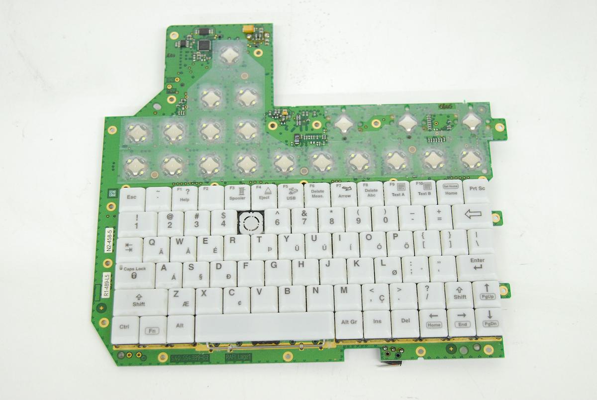Used GE KTZ280064 Console Alphanumeric Keyboard PCB - Voluson E8
