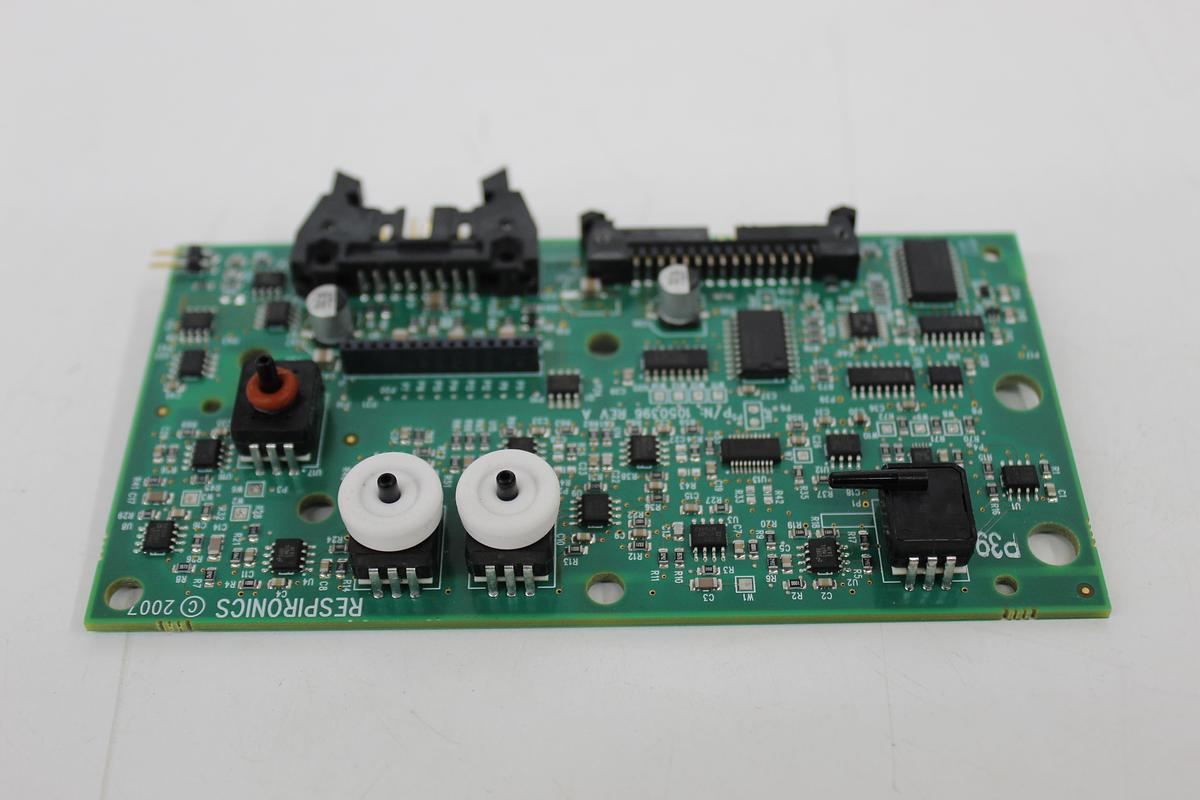 Used Philips Respironics V60 Sensor Board 1050395 Rev H 1050396 Rev A