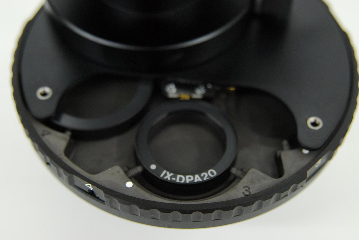 Used Olympus IX-LWUCD LWD Condenser W/ DPA20/40 DIC60 Prisms, IX-LWPO POL Attachment