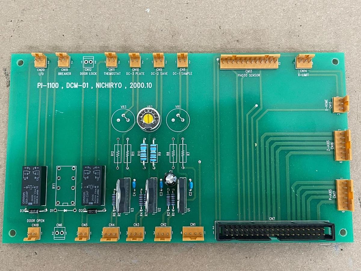 Used Nichiryo PI-1100 DCM-01 2000.01 Control Board