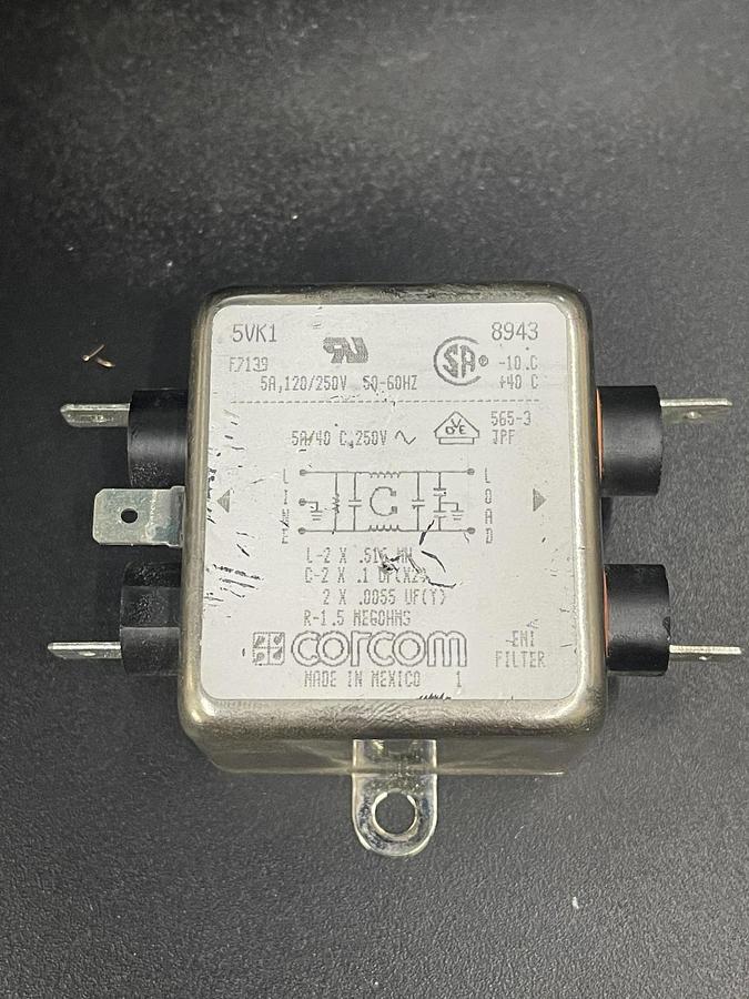 Used Corcom 5vk1 Line Filter