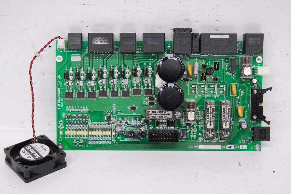 Used Kawasaki 1KQ-35 Servo Control Board (from D32FD001, ZZX130L B)