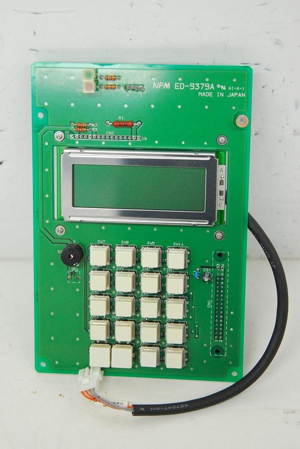 Used NPM ED-9379A Control Panel Display (Qiagen BioRobot EZ1)