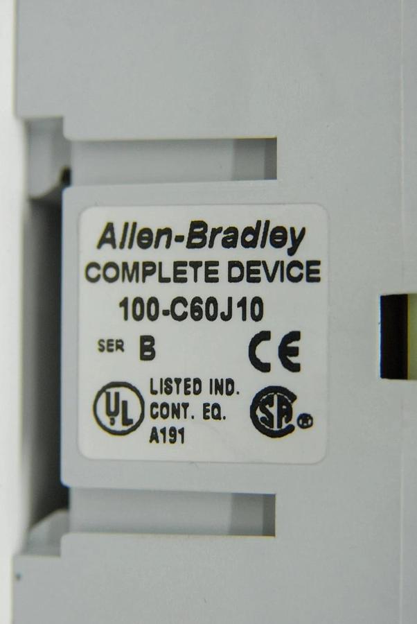 Used Allen-Bradley 100-C60J10 100-C 3-Pole 60A 24V IEC Contactor