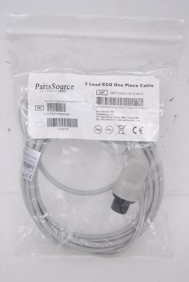 AAMI 2340RS 6-Pin 3-Lead ECG Cable