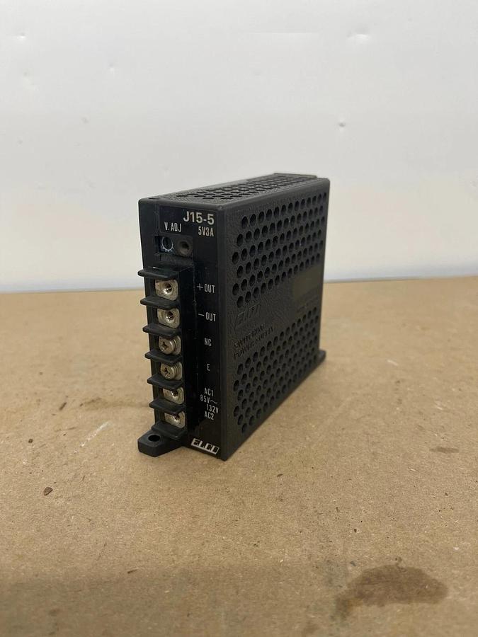 Used ELCO J15-5 SWITCHING POWER SUPPLY 5V 3A