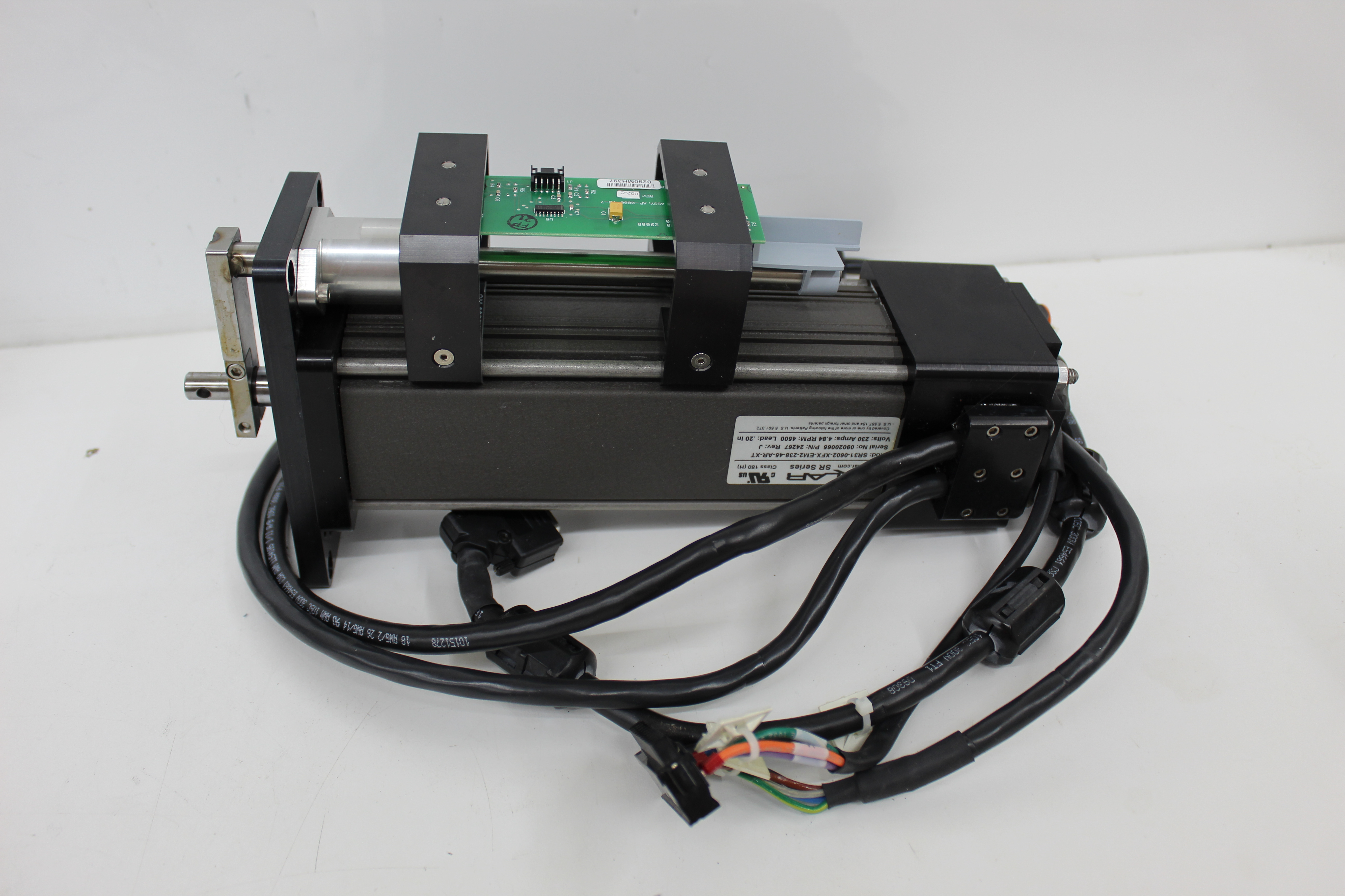 Used Exlar SR31-0602-XFX-EM2-238-45-AR-XT Linear Actuator w/ Emerson EI-205 Drive