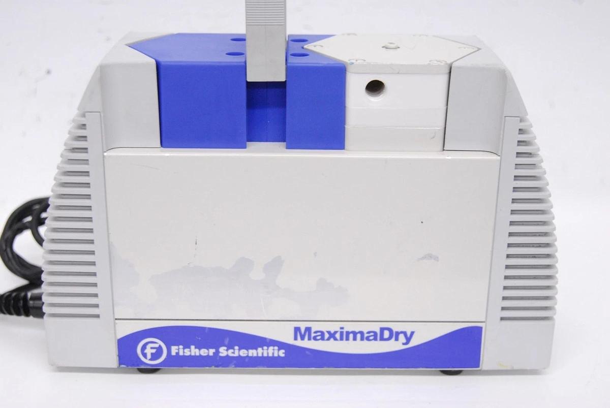 Used Fisher Scientific PU 1306-N820-9.01 MaximaDry Diaphragm Vacuum Pump