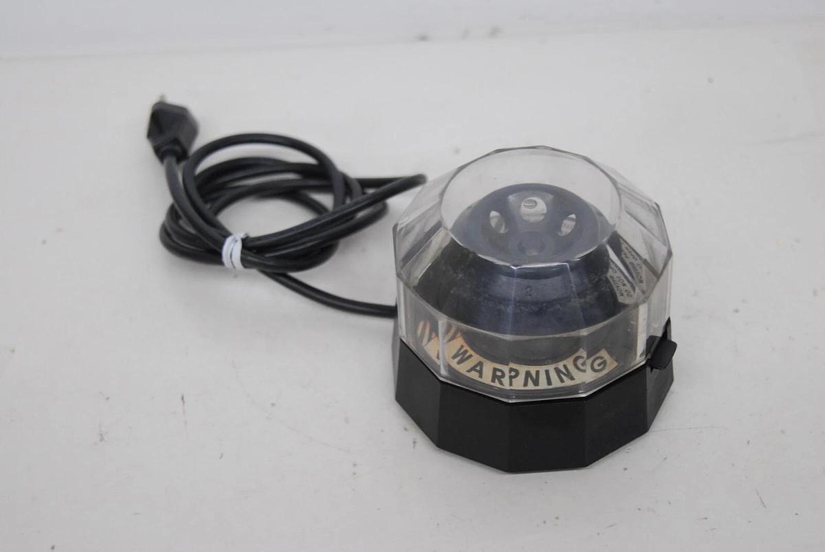 Used National Labnet Mini Centrifuge C-1200 W/ 6 Slot Rotor - TESTED