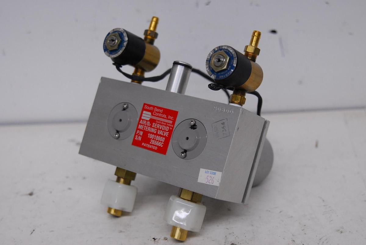 Used South Bend Controls 10018660 Air/O2 Servoid Metering Valve (From 7200 Series)