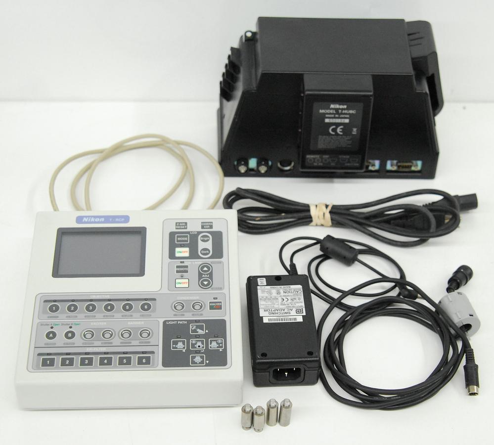 Used Nikon T-HUBC Communications Hub Controller W/ T-RCP Remote Control Pad (TE2000)