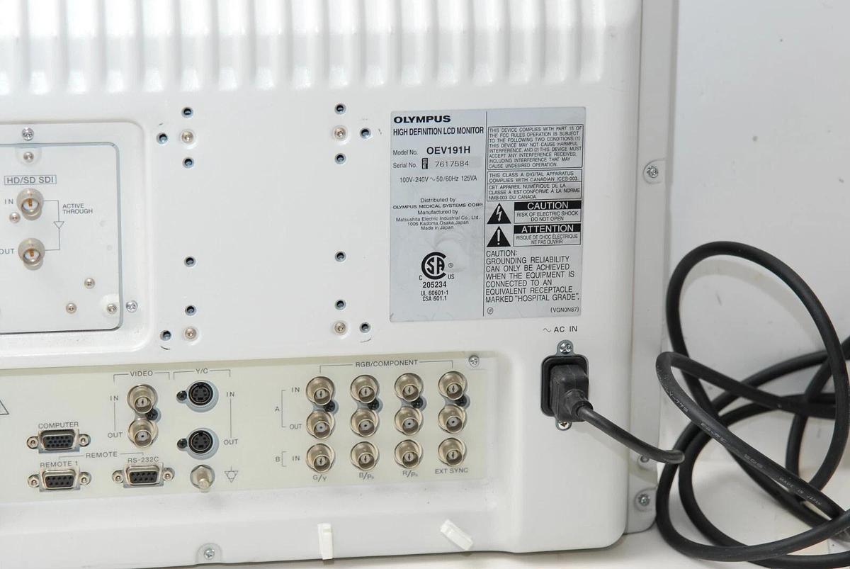 Used Olympus OEV-191H 19" HD LCD Endoscope Monitor