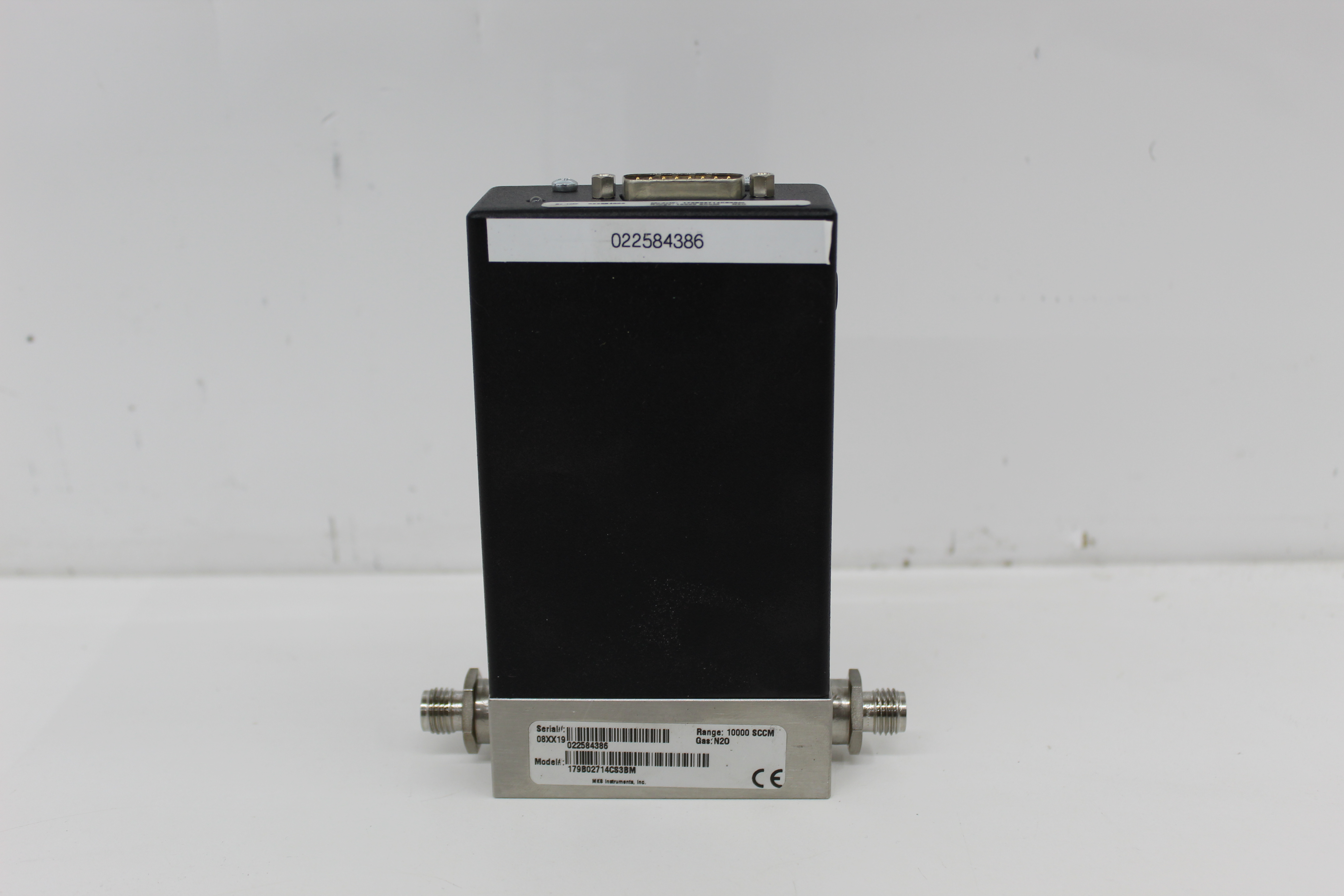 Used MKS 179B02714CS3BM Mass Flow Meter 10000 SCCM N2O Nitrous Oxide