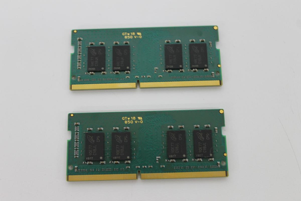 Used 8GB Crucial DDR4 2400 SODIMM (2x4GB)