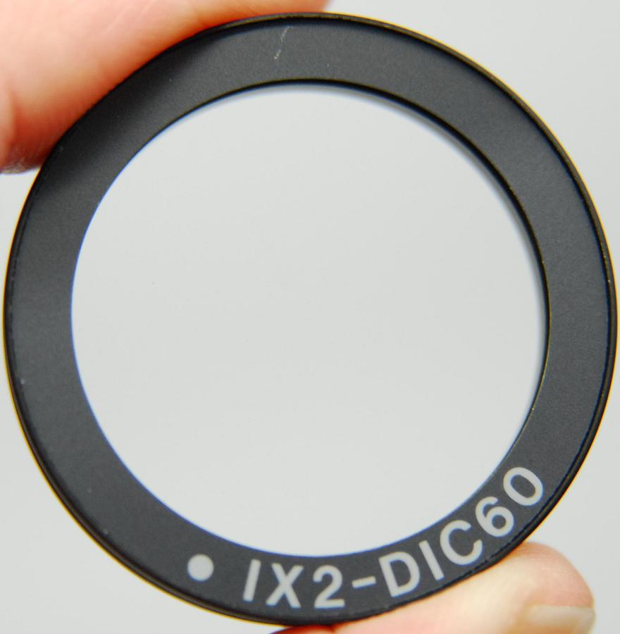 Used Olympus IX2-DIC60 Nomarski DIC Condenser Prism