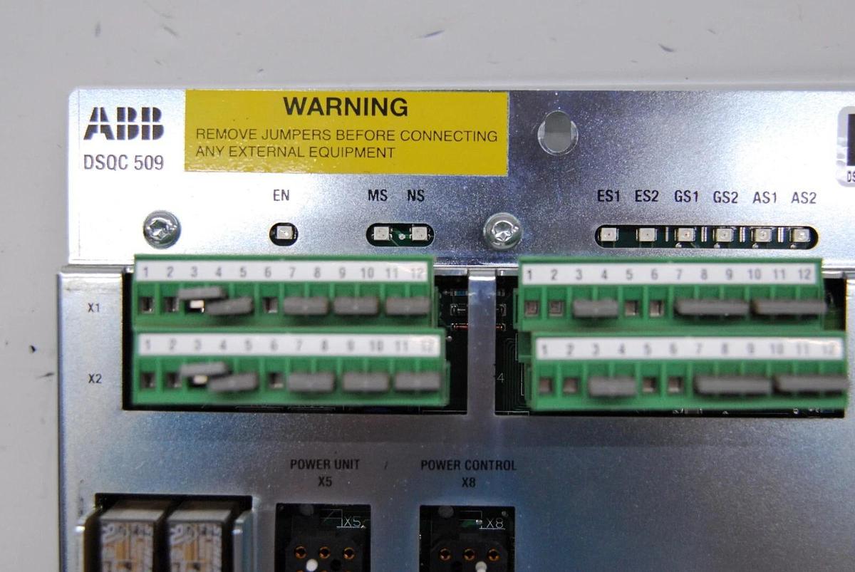 Used ABB DSQC 509 3HAC5687-1 Base Panel Connection Unit W/ 3HAC5518-1 Cable