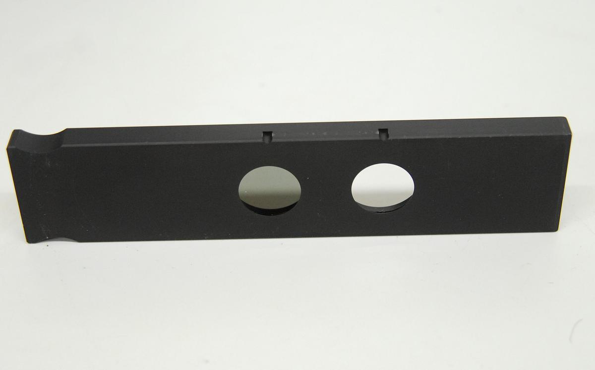 Used ZEISS 453655 Analyzer Polarizer Slider W/ 453653 Depolarizer Filter - Axioplan