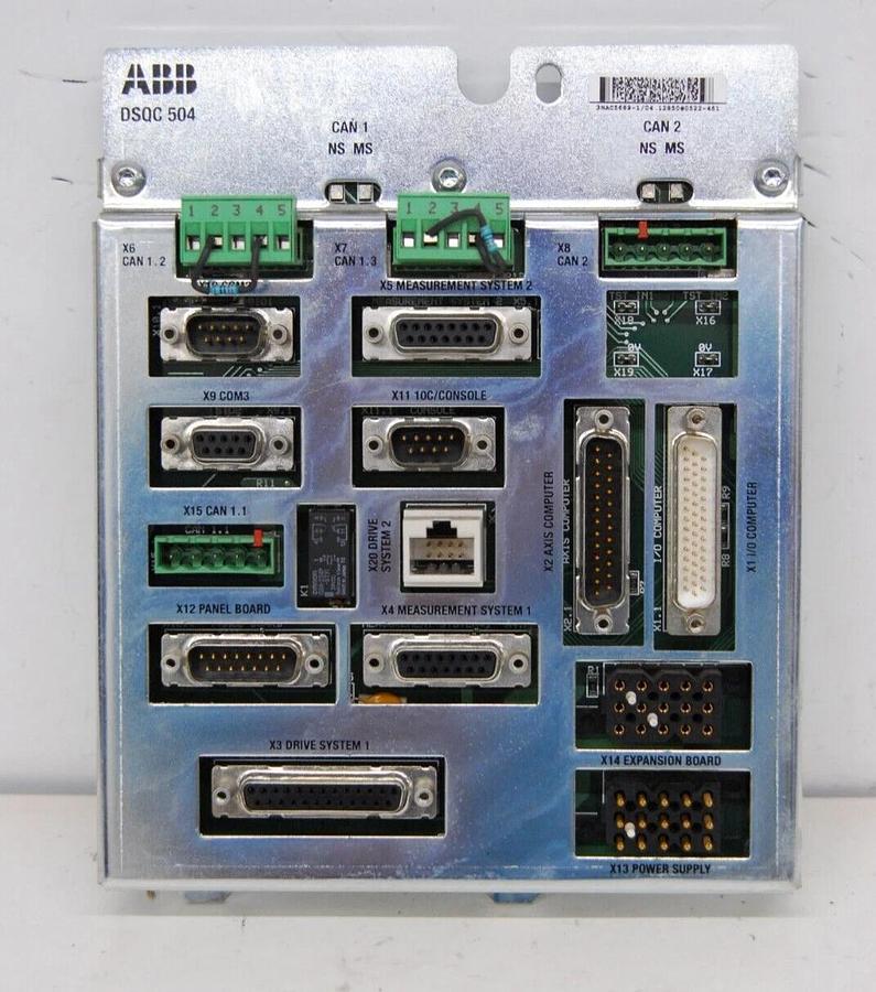 Used ABB DSQC 504 Base Connection Unit 3HAC5689-1, PN: 93-41-09