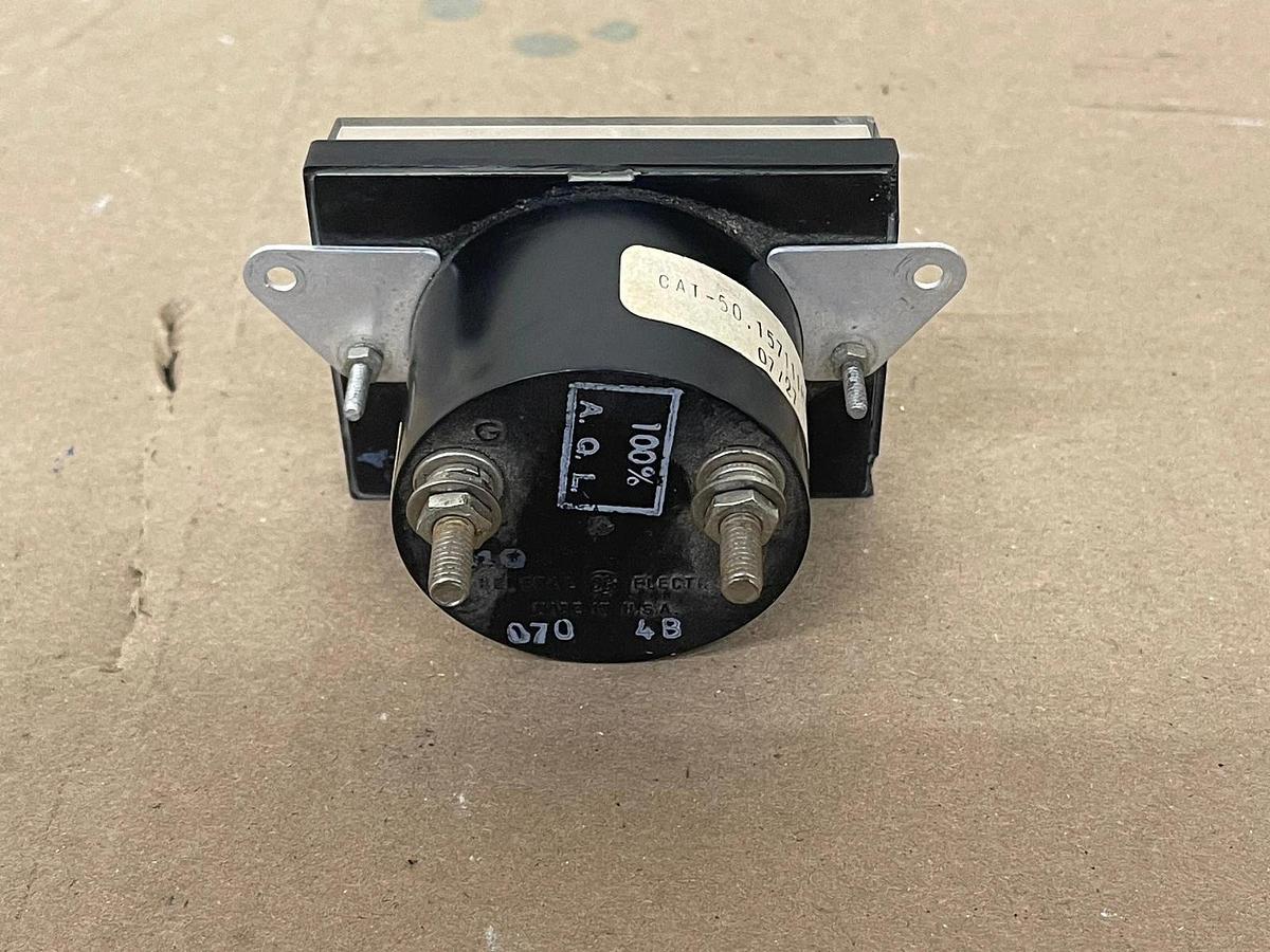 Used General Electric Cat-50.157111HYHY2AAL 0-50 Milliamps Meter