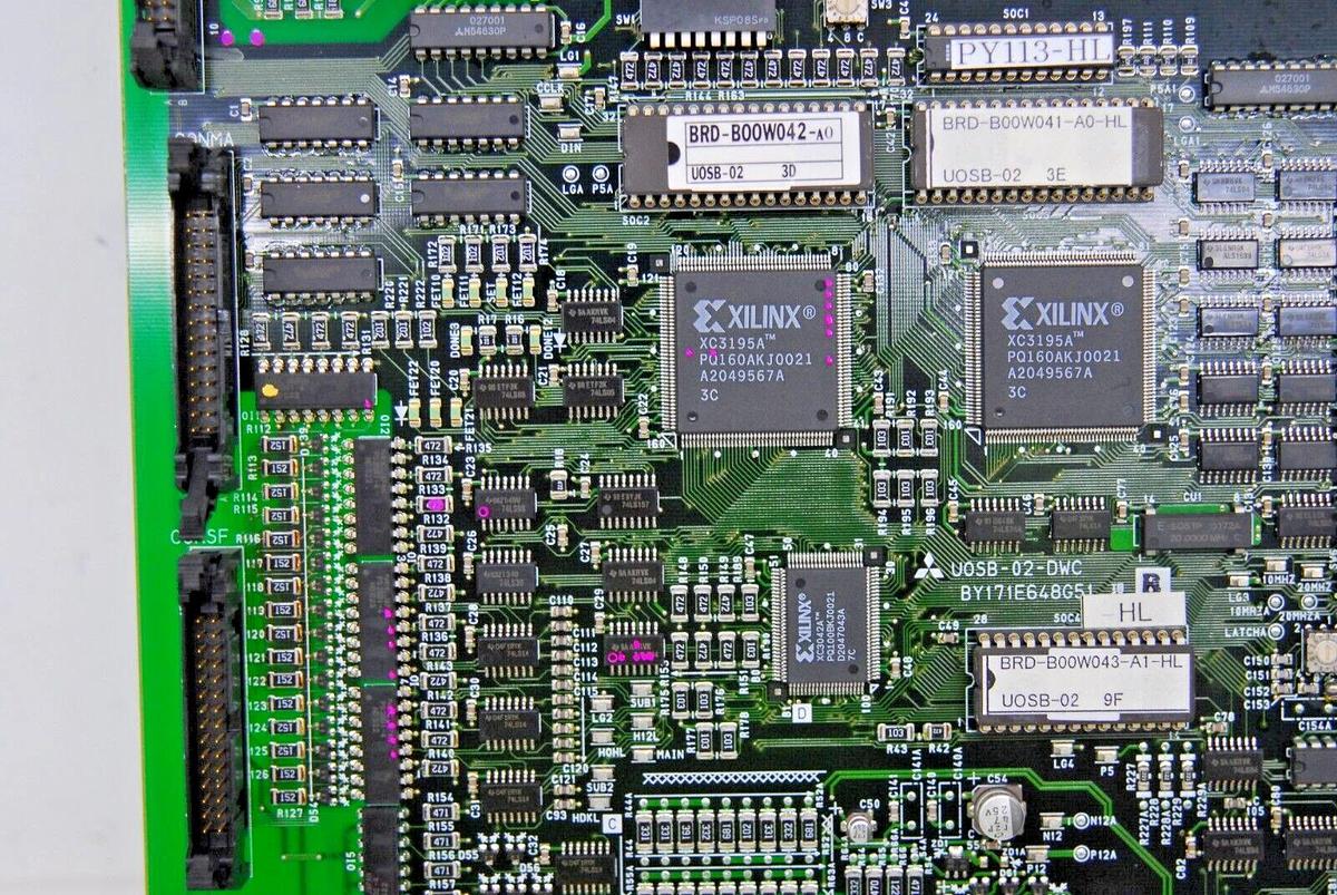 Used Mitsubishi UOSB-02-DWC BY171E648G51 Control Board (RA-90 Wire EDM)