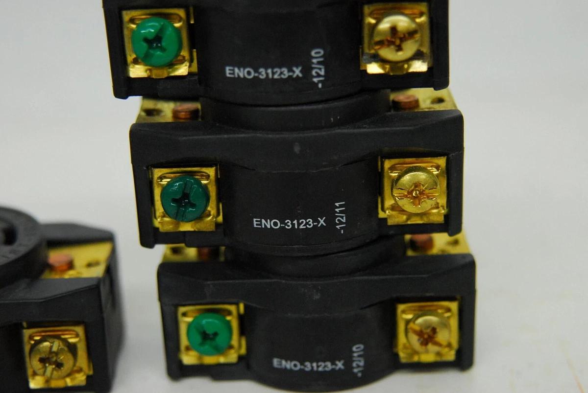 Used Elcom ENO-4123/ENO-3122-X/ENO-3123-X Twist Lock Receptacles - Lot of 7