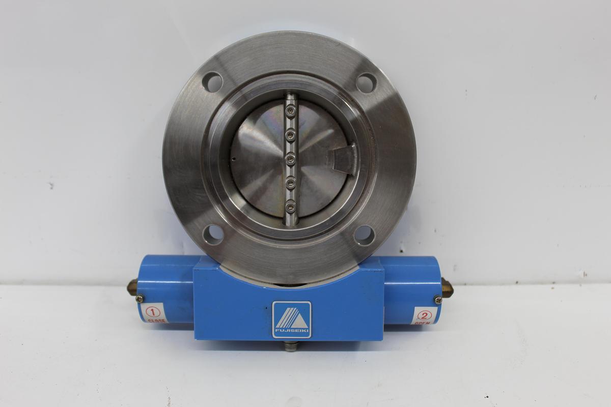 Used Fuji Seiki 1010911 High Vacuum Butterfly Throttle Valve 000312