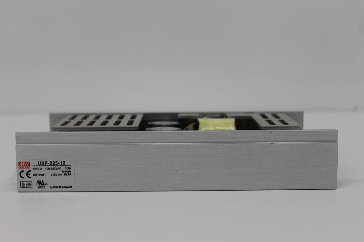 Used Mean Well USP-225-12 12V 18.7A Switching Power Supply