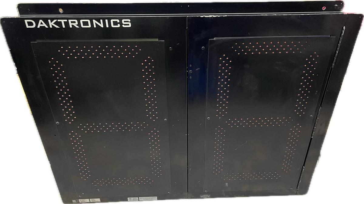 Used Daktronics TI-2003-11 Game Clock, Segment / Baseball timer, Pitch Speed Display