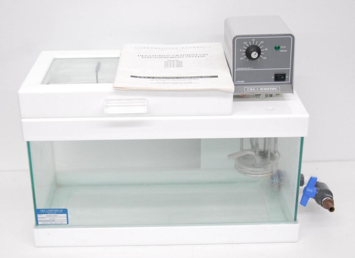 Used C.B.S. Scientific DGGE-2001 Electrophoresis System -Tank, Heater/Stirrer
