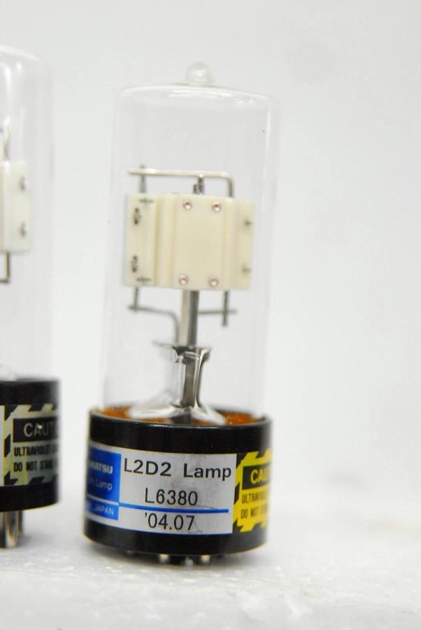 Used Hamamatsu L2D2 Deuterium Lamp L6380 (Shimadzu 062-65055-05) - Lot of 3