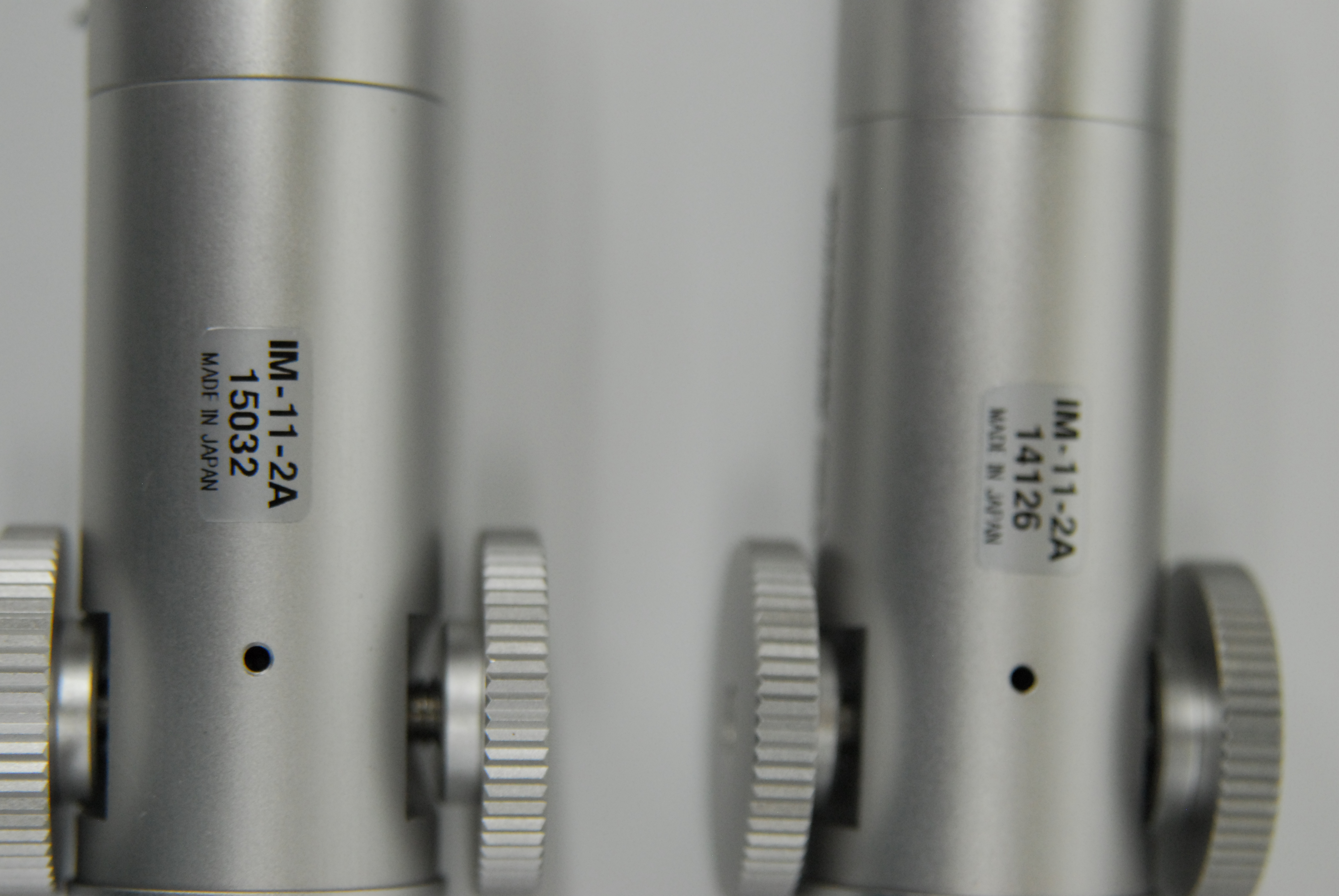 Used Narishige IM-11-2A Pneumatic Microinjectors w/ HI-9 Holders Magnetic Bases - Lot of 2