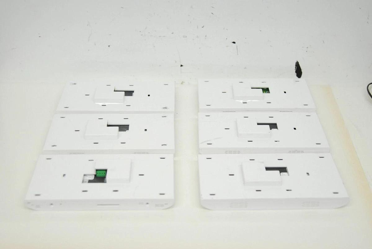 Used Crestron TSW-730-W-S 7” Room Scheduling Touch Screens - Lot of 6