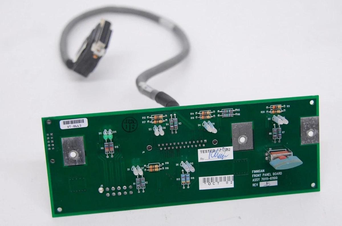 Used Thermo 70111-61100 Front Panel Board W/ Cable 70111-63143 - TSQ Quantum